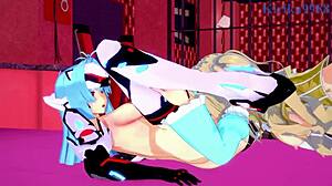 Amari, Kos-Mos, T-Elos Lesbian Play?