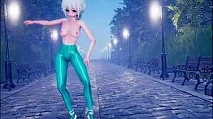 Cute Anime Girl Dancing and Getting Fucked