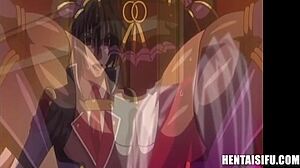 Fiesty Hentai Princess Becomes Lactating Cum Bucket in Uncensored Scene