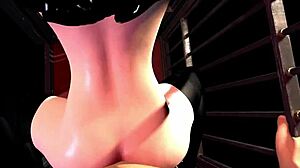 hardcore bdsm cage sex in 3d hentai animation