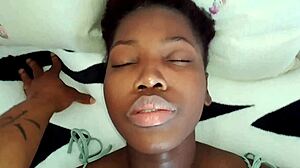 Babe's Sloppy Deepthroat on Boyfriend's Dick