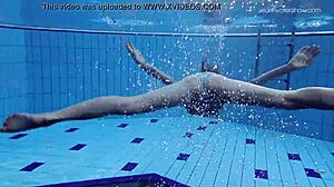 Anna Netrebko Underwater In Bikini Pool Scene