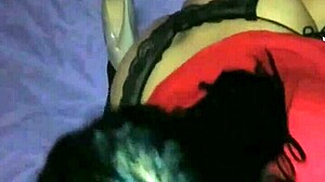 Intense blowjob filled with passion and desire.