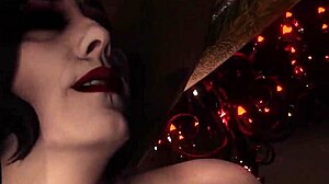 Alcina Dimitrescu Fucks Ethan Winter Hard