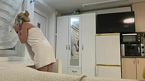 I accidentally dropped my towel right in front of the delivery guy.