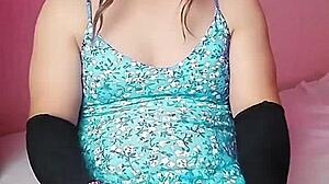 Is This Big Ass Sexy White Boy Crossdresser Riding Like a Sissy?