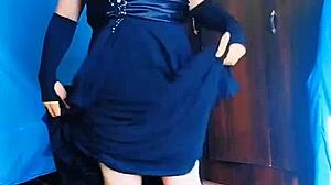 Is This Big Ass Sexy White Boy Crossdresser Riding Like a Sissy?