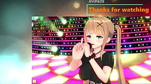 Enjoying a relaxing massage with big tits in anime 3D CG