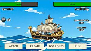 lusty buccaneers parody nami strips for gold