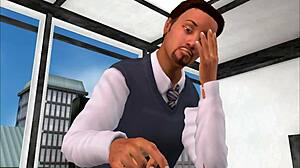 Is this the office fantasy with the boss and redhead?