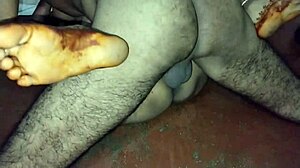 Desi couple bangs hard in sitting position for steamy action