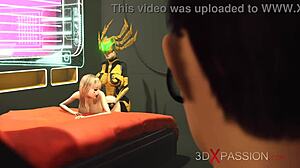 Shemale slave gets dominated in extreme anal porn scene