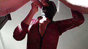 Ever seen a milf in leather catsuit and boots get roughly fucked with cum on tits?