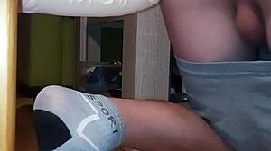 Gay Teen Dildo Anal Ride In Yummy Ass