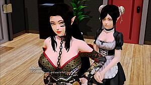 i'm playing harem hotel 35 with anime hentai