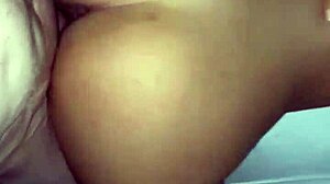 Fat ass latina bends over for doggystyle pounding