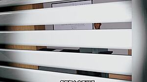 3D horny slut cheats with big cock, squirts hard in wild interracial anal action. Asian whore loves every thrust!