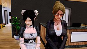 Exploring the harem hotel in this game episode 295