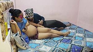 Holy Hell, Pregnant Indian Desi Wife Banged Doggy in 9th Month!