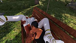 kitty takes on a big cock