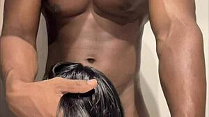 A quickie in the bathroom while my friends are in the living room -amateur couple- nysdel