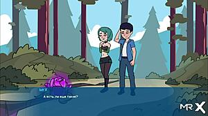 I explore big ass in cartoon hentai, licking and masturbating in Camppinewood episode 1 5