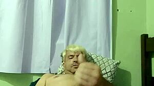 The boy engages in passionate gay sex with his partner.