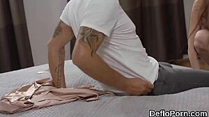 So, how does this kissable chick feel losing her virginity with hardcore drilling?