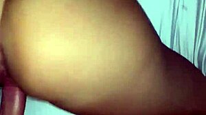 Fat ass latina bends over for doggystyle pounding