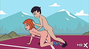 I explore big ass in cartoon hentai, licking and masturbating in Camppinewood episode 1 5