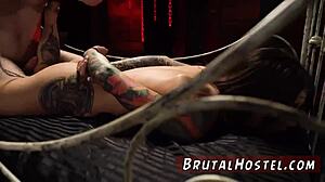 Bound Brazilian teen's exciting ass adventure.