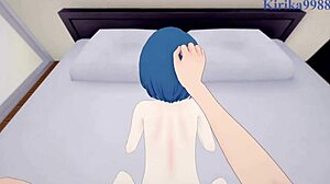 Kiritani Haruka and Mochizuki Honami intense creampie sex in Project Sekai POV hentai