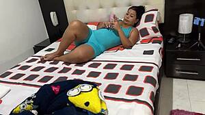 Grabacion con mi tia politica espero no se entere su marido