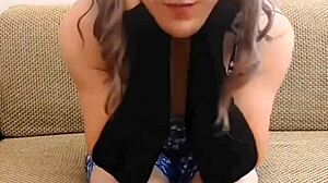 Is This Big Ass Sexy White Boy Crossdresser Riding Like a Sissy?