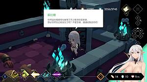 Forced to marry the giant man in escape dungeon? Big dick deflowers and cums in womb.