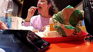 My Step-Brother Invites Me To Play With Him While He Controls My Lovense In Public!