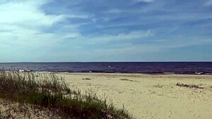 Mommy with Big Ass Fucked on Beach