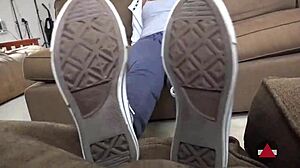 Submissive Model Shows Her Ass Close Up