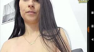 i'm big tits slim and i suck my own tits on webcam, oops