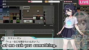 Crossdressing Character Flashes Outdoors In Anime Hentai Game Streaming