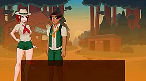 3D animated Camp Mourning Wood: Sexy Counselor in action