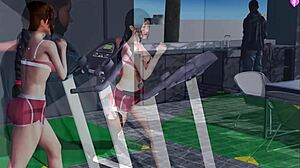 3D animated game with a bold babe and great gameplay