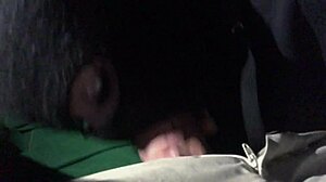 Beautiful Visitor Sucks Cock at Fast Food Worker