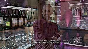 why does this wife dive into cartoon brothel debauchery for cum?