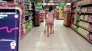 Martinasmith, are you squirting at the mall? Public fingering action!