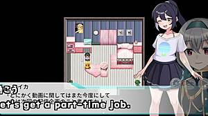 Crossdressing Character Flashes Outdoors In Anime Hentai Game Streaming