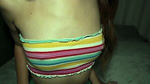 Cute Spanish teen Ohana Petite shines in college quickie video