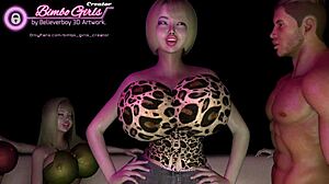 Big Boobs Girls Perform Suggestive Sex Dance in Set 7