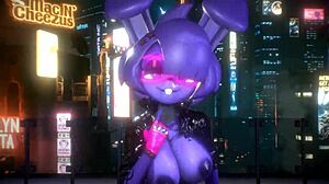 Bonnie FNF Bonfie dances in Kpop-Queencard style