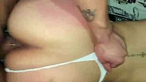 I Fuck My Curvy Latina Neighbor Doggy Style, Admiring Her Huge Ass in White Thong